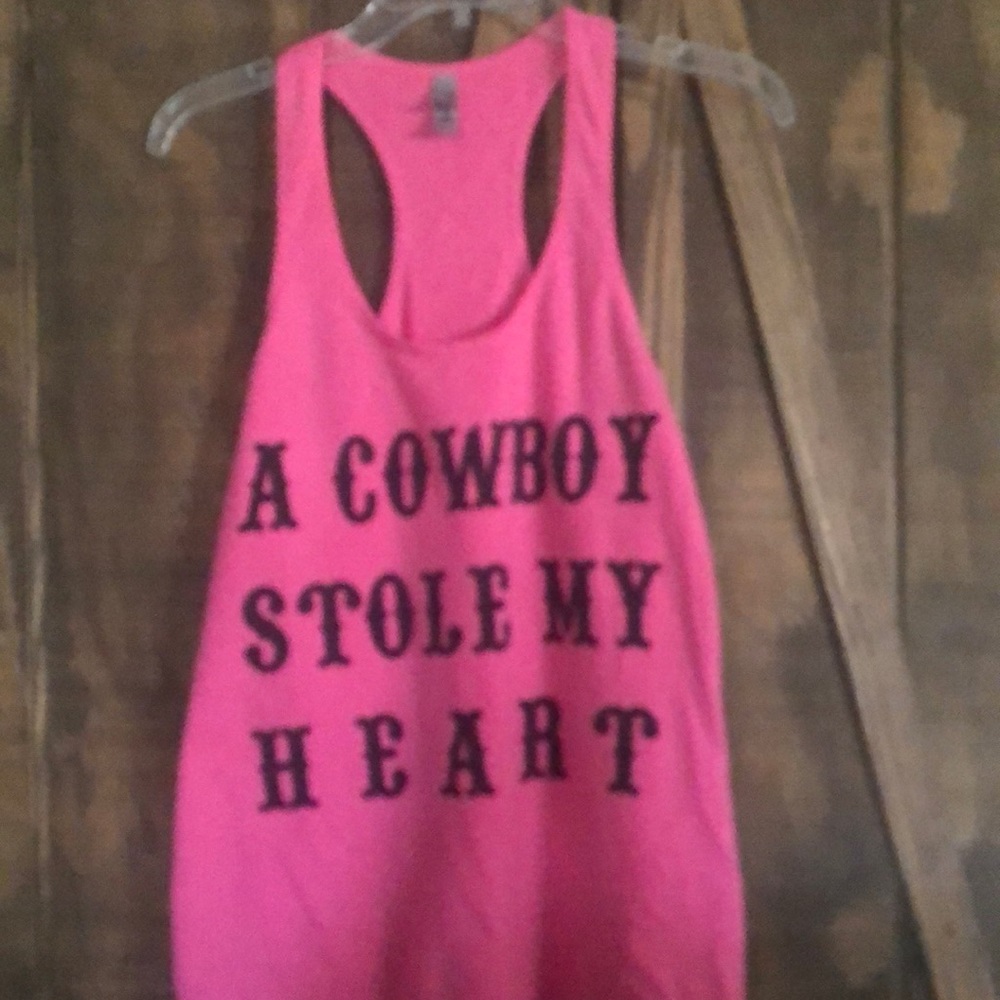 Pink tank top